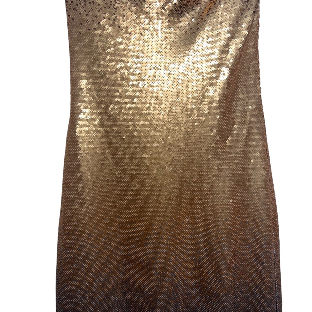 NEW NWT Show Me Your Mumu Taylor Strapless Tube Maxi Dress In Gold Ombre Sequins - Picture 5 of 12